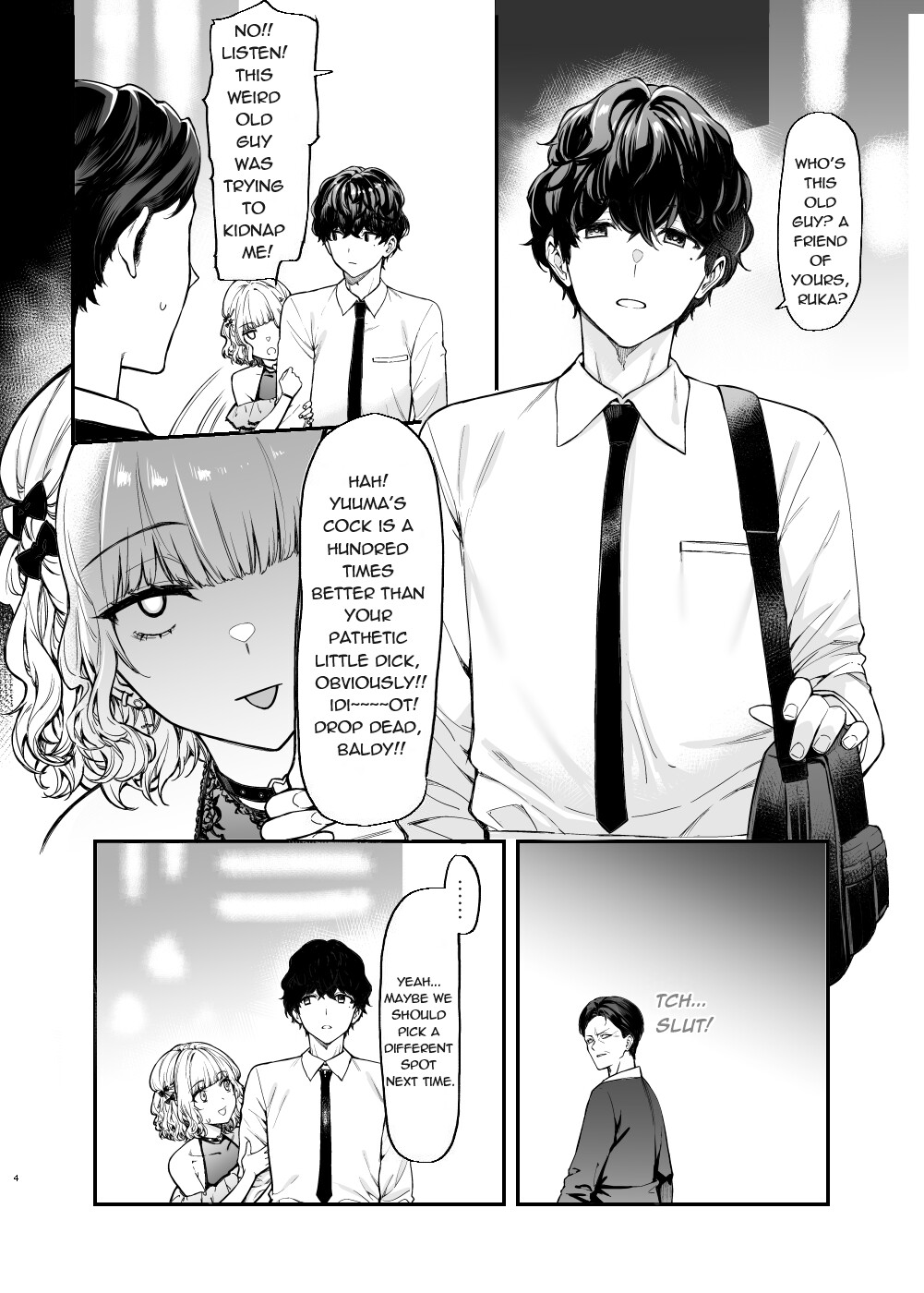 Hentai Manga Comic-I want to try it with a landmine girl -Ruka--Read-3